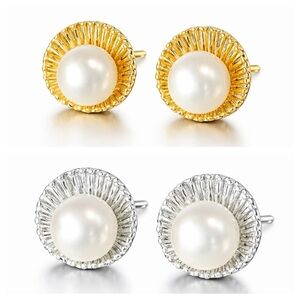 Dainty Pearl in Oyster Earrings